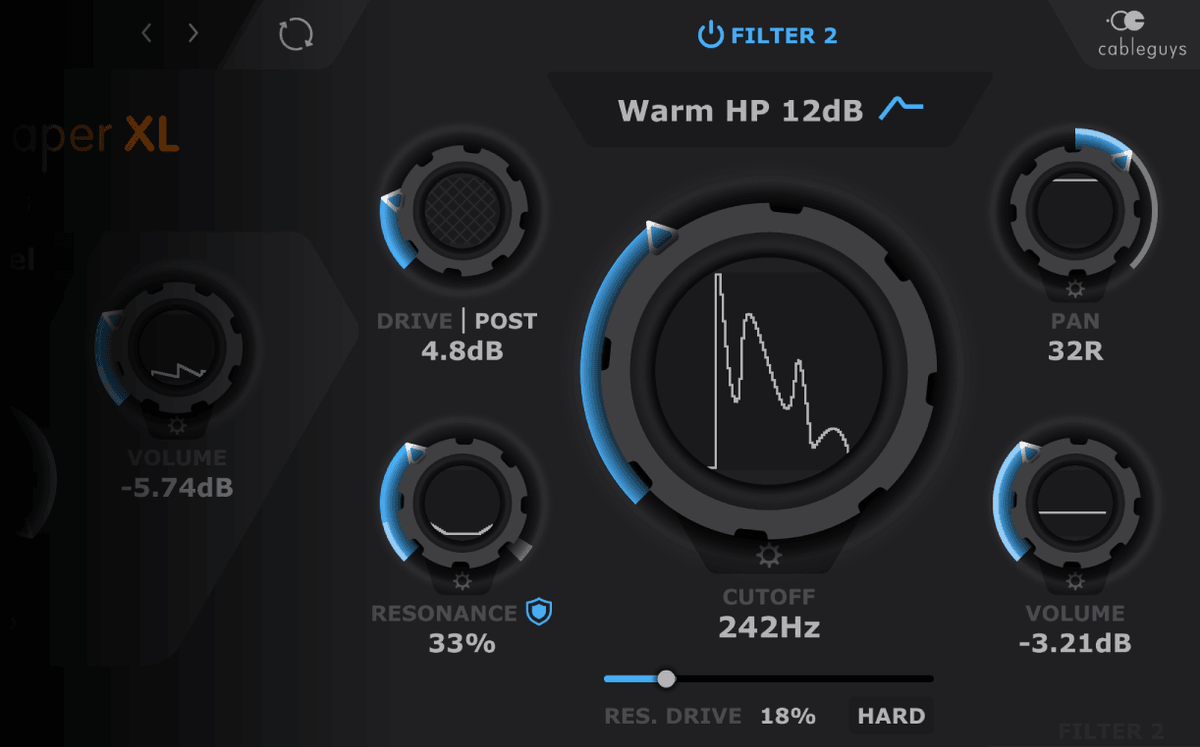 FilterShaper XL Highlight 1