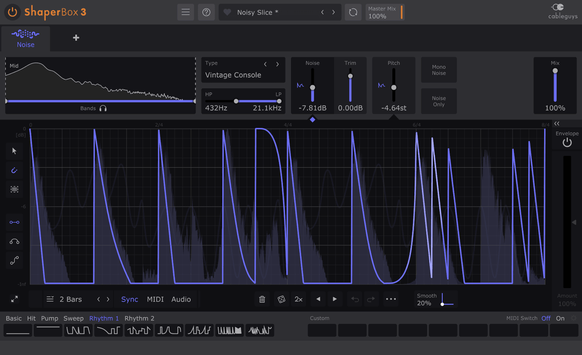 NoiseShaper Screenshot