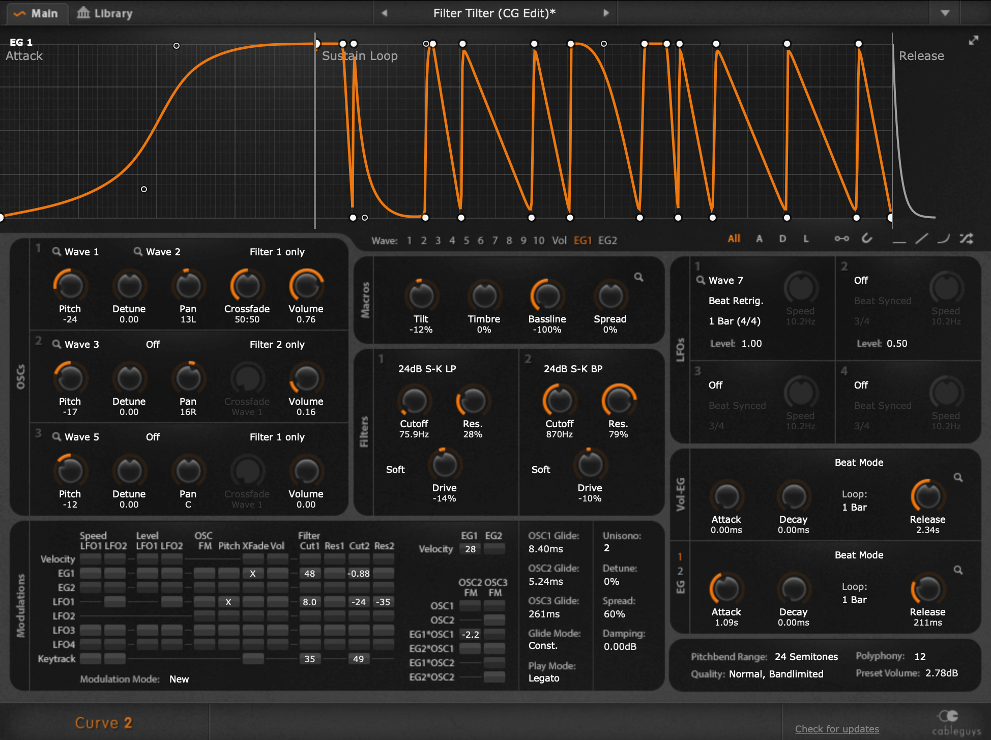 CableGuys Curve screenshot