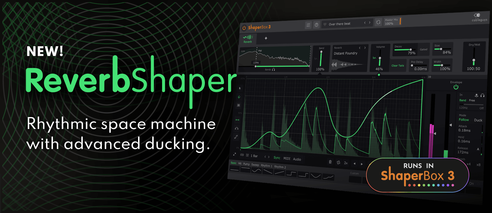 Cableguys ShaperBox 2 FX Plugin Brings Movement Into Your Sounds